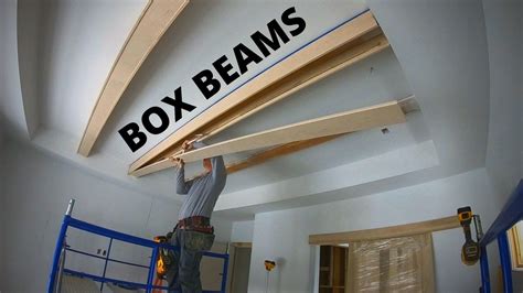 how to build a metal box beam|diy ceiling beams.